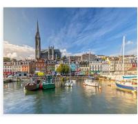 St Colman's Cathedral,Jigsaw Puzzles For Adults 1000 Piece DIY Puzzles Difficult Puzzles Kids S Educational Toy Gift Classic Puzzle Games 38x52CM