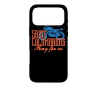 St Columbanus Motorcycle Patron Saint of Motorcyclists Case for iPhone 17 Pro Max