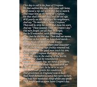 St Crispin’s Day Speech from Henry V by William Shakespeare Journal