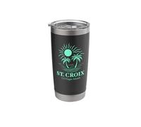 St. Croix USVI Souvenirs US Virgin Islands Vacation Reminder Stainless Steel Insulated Tumbler