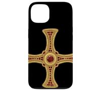 St Cuthbert Cross Pectoral Gospel Way Life Catholic Saint Case for iPhone 13