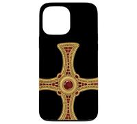 St Cuthbert Cross Pectoral Gospel Way Life Catholic Saint Case for iPhone 13 Pro Max