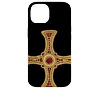 St Cuthbert Cross Pectoral Gospel Way Life Catholic Saint Case for iPhone 14