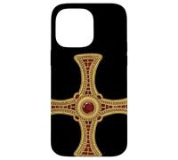 St Cuthbert Cross Pectoral Gospel Way Life Catholic Saint Case for iPhone 14 Pro Max