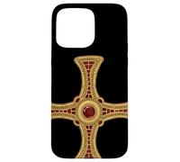 St Cuthbert Cross Pectoral Gospel Way Life Catholic Saint Case for iPhone 15 Pro Max
