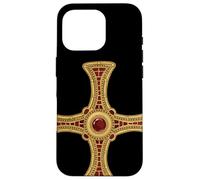 St Cuthbert Cross Pectoral Gospel Way Life Catholic Saint Case for iPhone 16 Pro