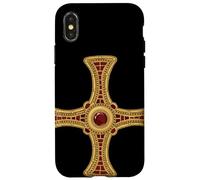 St Cuthbert Cross Pectoral Gospel Way Life Catholic Saint Case for iPhone X/XS