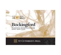 St Cuthberts Mill Bockingford A4 300gsm Watercolour Tea Towel Pad 12 Sheets - White