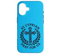 St. Cyprian Pray for Us Catholic Christian Faith Case for iPhone 16