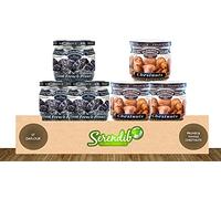 St Dalfour 3 Pack Whole Chestnuts 200g +3 Pack Giant French Prunes Pitted 200g | Low in Fat | Packed Without Preservatives | Ready to Eat