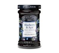 St Dalfour Blueberry & Acai 6 x 170g, Fruit Jam, Real Fruit, No preservatives, Gluten Free