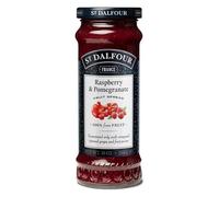 St Dalfour Delicious Fruit Raspberry & Pomegranate Jam (3 Bottles)