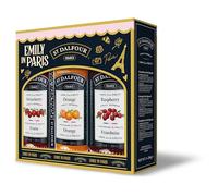 St. Dalfour Emily in Paris Gift Set - 3 Gourmet Fruit Preserves with Collectible Spoon, 852g Total - Premium French Jam Variety Pack, Authentic French Fruit Spread Gift Box - 3x 284g Jars