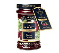 St. Dalfour La Reserve Sour Cherry Fruit Spread - 170g Jar - All Natural, No Added Sugar, French Gourmet Preserve, Vegan & Gluten-Free - For Charcuterie, Chutney Alternative - Bulk Pack 6 x 170g
