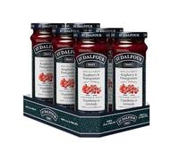 St. Dalfour Raspberry and Pomegranate Fruit Spread 284g - No Added Sugar, 100% Real Fruit, All-Natural Jam Alternative, Vegan, Gluten-Free, Non-GMO, Made in France - Bulk Pack 6 x 284g