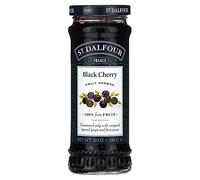 St Dalfour Fruit Spread - Deluxe - 100 Percent Fruit - Black Cherry - 10 Oz - Case Of 6