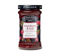 St Dalfour Strawberry & Goji 6 x 170g, Premium Fruit Jam, Real Fruit, No preservatives, Gluten Free