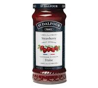 St. Dalfour Strawberry Fruit Spread 500g - No Added Sugar, 100% Real Fruit, All-Natural Jam Alternative, Vegan, Gluten-Free, Non-GMO, Made in France - Single Pack 1 x 500g Large Jar