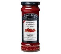 St Dalfour Strawberry & Rhubarb Fruit Spread 284g