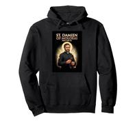 St Damien of Molokai Father Catholic Saint Hawaii Leprosy Pullover Hoodie