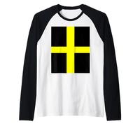 St David Cross Raglan Baseball Tee