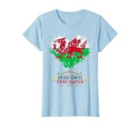 St Davids Day Outfit For Kids Daffodils Dydd Gwyl Dewi Hapus T-Shirt
