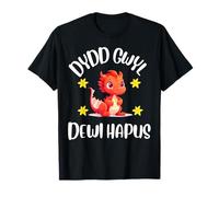 St Davids Day Wales Dydd Gwyl Dewi Cute Dragon Kids Top T-Shirt
