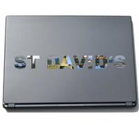 St David's Laptop Sticker Laptop Skin 290 mm with sights