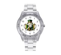 St Day Patricks Beer Irish Business Stainless Watch Fashion Designer Wristwatch Easy Reader Analog Watches Gifts for Men