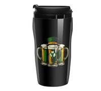 St Day Patricks Beer Irish Portable Coffee Cups Insulated Mug Water Tumbler with Lid Sealed for Hot Cold Drinks 250ml