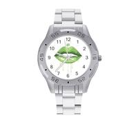 St Day Patricks Irish Lips Business Stainless Watch Fashion Designer Wristwatch Easy Reader Analog Watches Gifts for Men