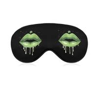 St Day Patricks Irish Lips Soft Sleep Eye Mask with Adjustable Strap Breathable Sleeping Eyeshade Cute Eyes Shade