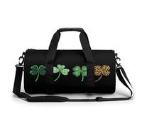 St Day Patricks Shamrock Clovers Casual Gym Bag for Men Women Lightweight Small Sports Duffle Bags for Workout Travel