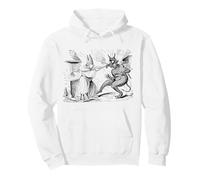 St Dunstan and the Devil Vintage Art British Catholic Saint Pullover Hoodie