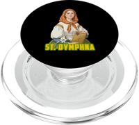 ST DYMPHNA Patron of Mental Health Inspirational PopSockets PopGrip for MagSafe