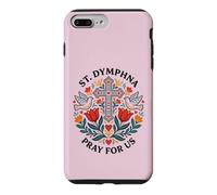 St Dymphna Pray For Us Catholic Patron Saint Folk Art Case for iPhone 7 Plus/8 Plus