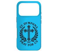 St Dymphna Pray For Us Catholic Saint Patronage Case for iPhone 17 Pro