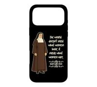 St Edith Stein Catholic Saint Quote Women Teresa Benedicta Case for iPhone 17 Pro Max