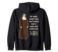 St Edith Stein Catholic Saint Quote Women Teresa Benedicta Zip Hoodie