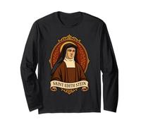 St Edith Stein Catholic Saint Teresa Benedicta of The Cross Long Sleeve T-Shirt