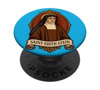 St Edith Stein Catholic Saint Teresa Benedicta of the Cross PopSockets Adhesive PopGrip