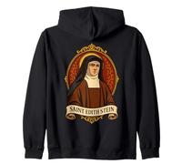 St Edith Stein Catholic Saint Teresa Benedicta of the Cross Zip Hoodie