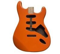 ST Electric Guitar Body Replacement Parts DIY Accessories Beautiful Appearance(Orange)