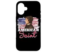 St Elizabeth Ann Seton American Saint USA Flag Catholic Case for iPhone 16