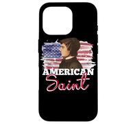 St Elizabeth Ann Seton American Saint USA Flag Catholic Case for iPhone 16 Pro