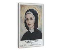 St. Elizabeth Ann Seton,religious_beliefs Canvas Posters Wall Art Bedroom Office Room Decor Gift Frame 24x36inch