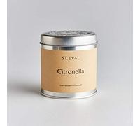 St Eval | Citronella Scented Tin Candle | Fruity, Zesty and Protective Fragrance | Made in Cornwall | 45 Hours Burn Time| Great Gift