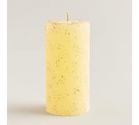 St Eval - Inspiritus Scented, Gold Marbled Pillar Candle, An Uplifting Blend of Aromatic Spices, Nutmeg, Cinnamon and Cloves, Made in Cornwall