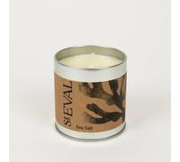 St. Eval Sea Salt Scented Tin Candle - Wax - Refreshing Fragrance - A Unique Blend of Marine Scents with Salty Accords and Floral Notes on a Bed of Musk - Made in Cornwall