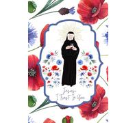 St. Faustina Divine Mercy Floral Journal: Notebook for Prayer, Bible Study, Mass, Adoration, or Personal Notes - 5.5" x 8.5" - 150 Lined Pages